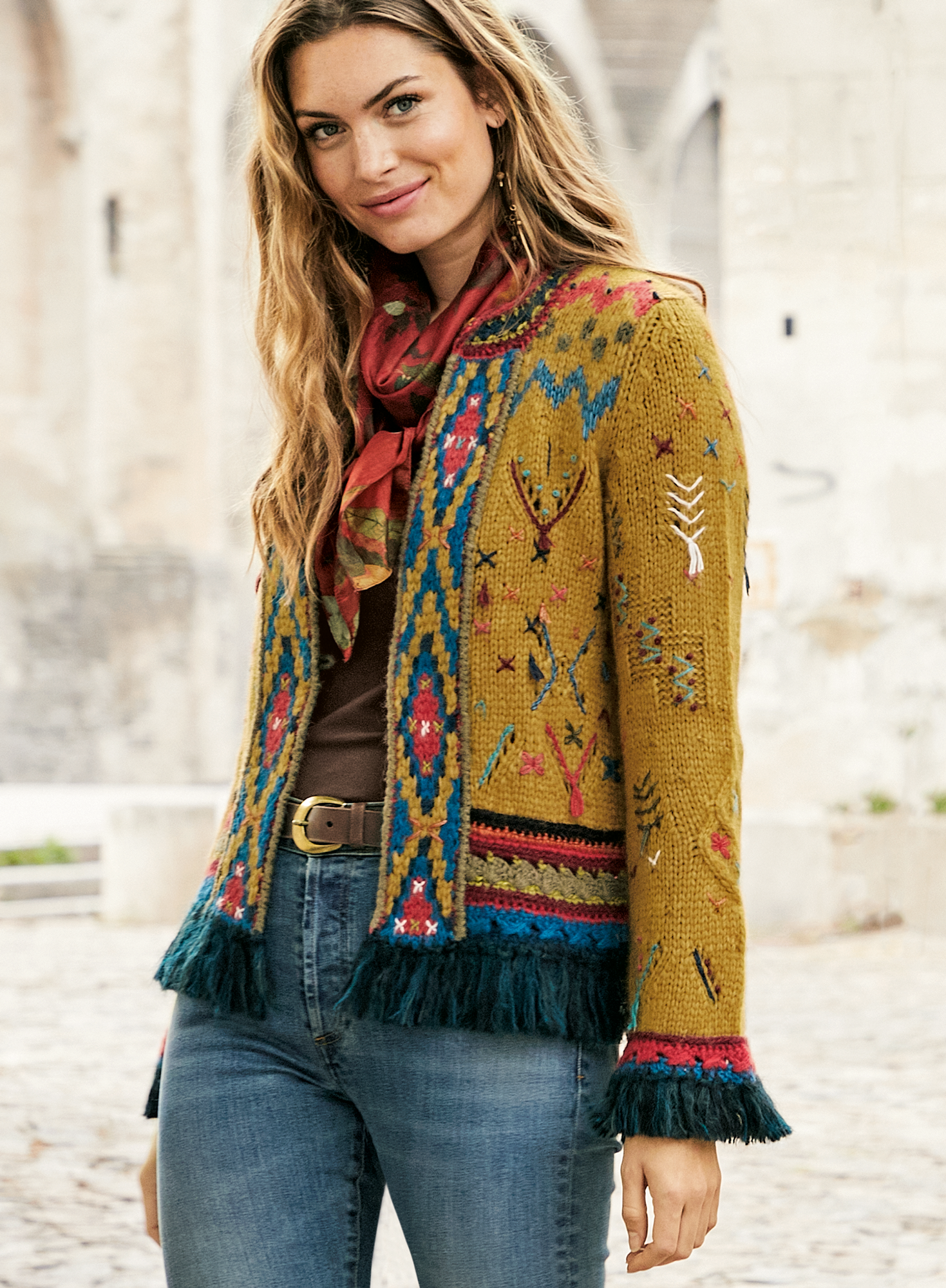 Laramie-Strickjacke