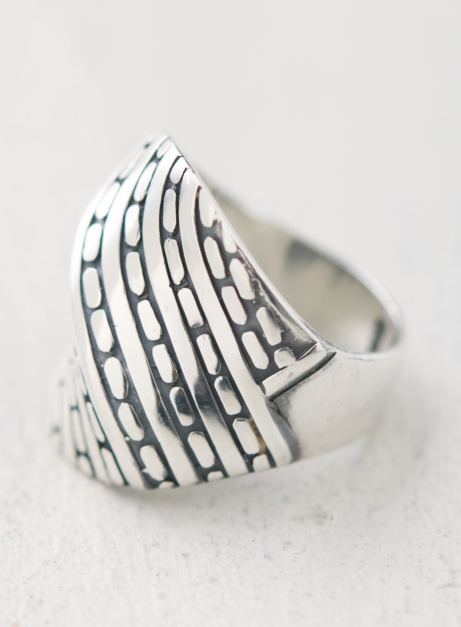 Chavin-Ring, Silber